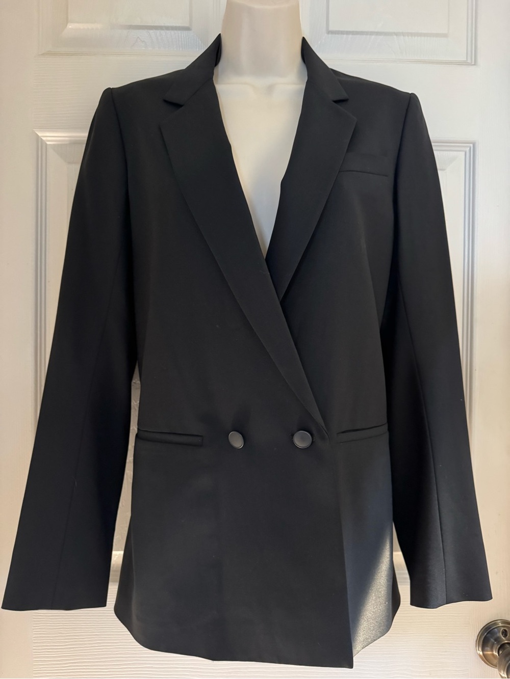 Theory Blazer 8 Black Gabe Career Office Preppy Chic
